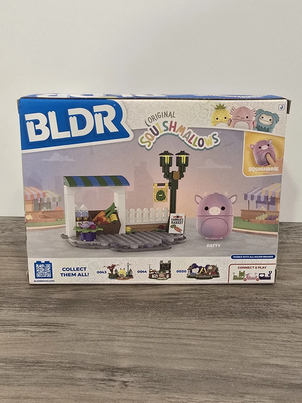 Original Squishmallows Purple Pig Farmer's Market Playset